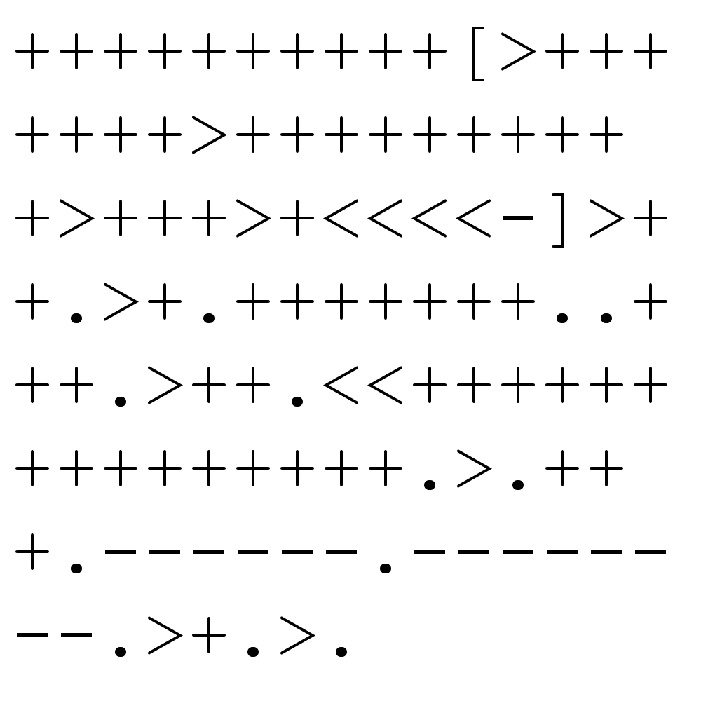 Preview of Brainfuck Compiler in x64 Assembly