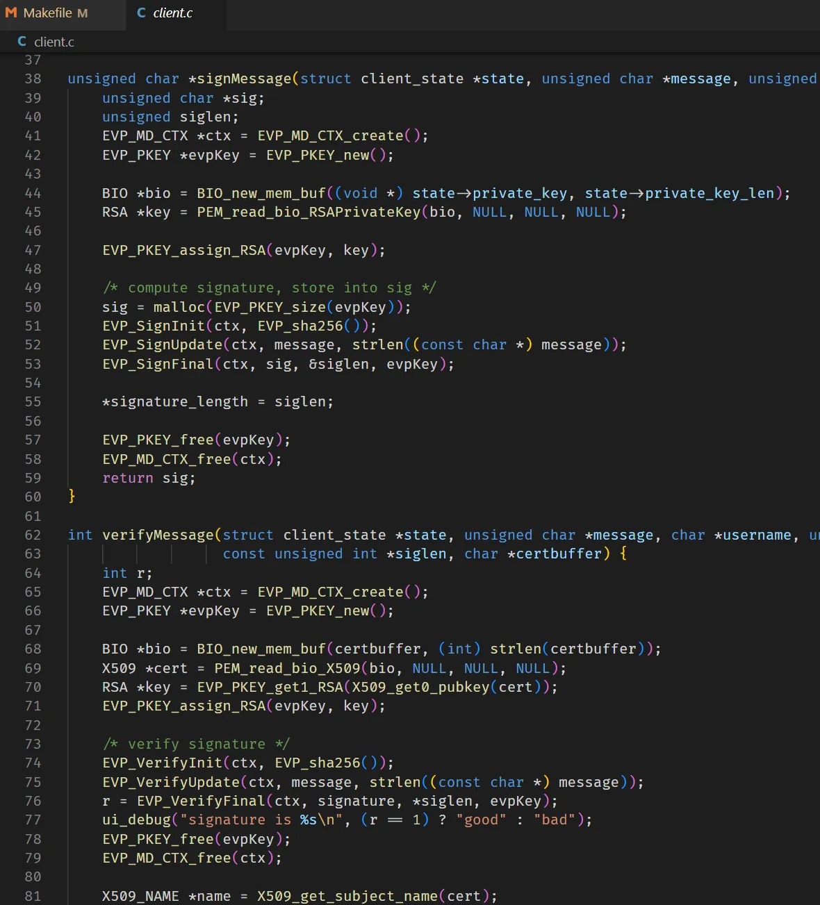 Preview of SSL Secure Chat Application